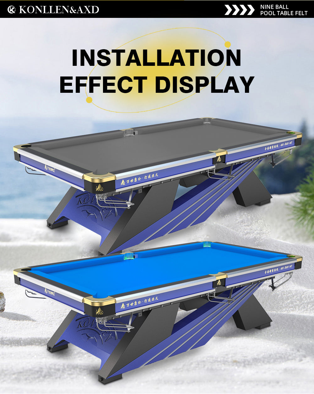 Konllen 9FT Table Cloth