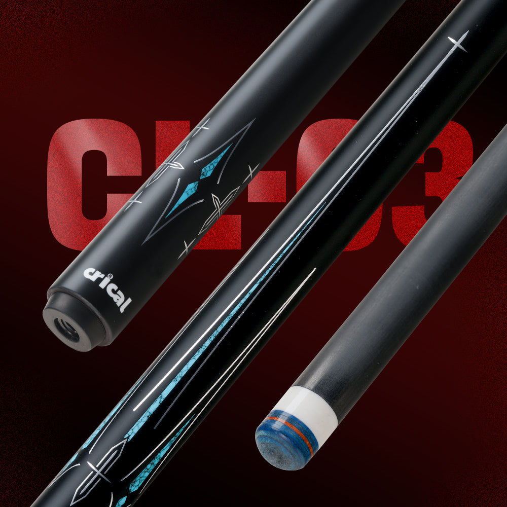 【KRITIKA】 CL-03 Karbonfibra Bilarda Bastono kun 12.5mm Pinto Malalt-Deklina ŝafto por Bilardaj Bastonoj