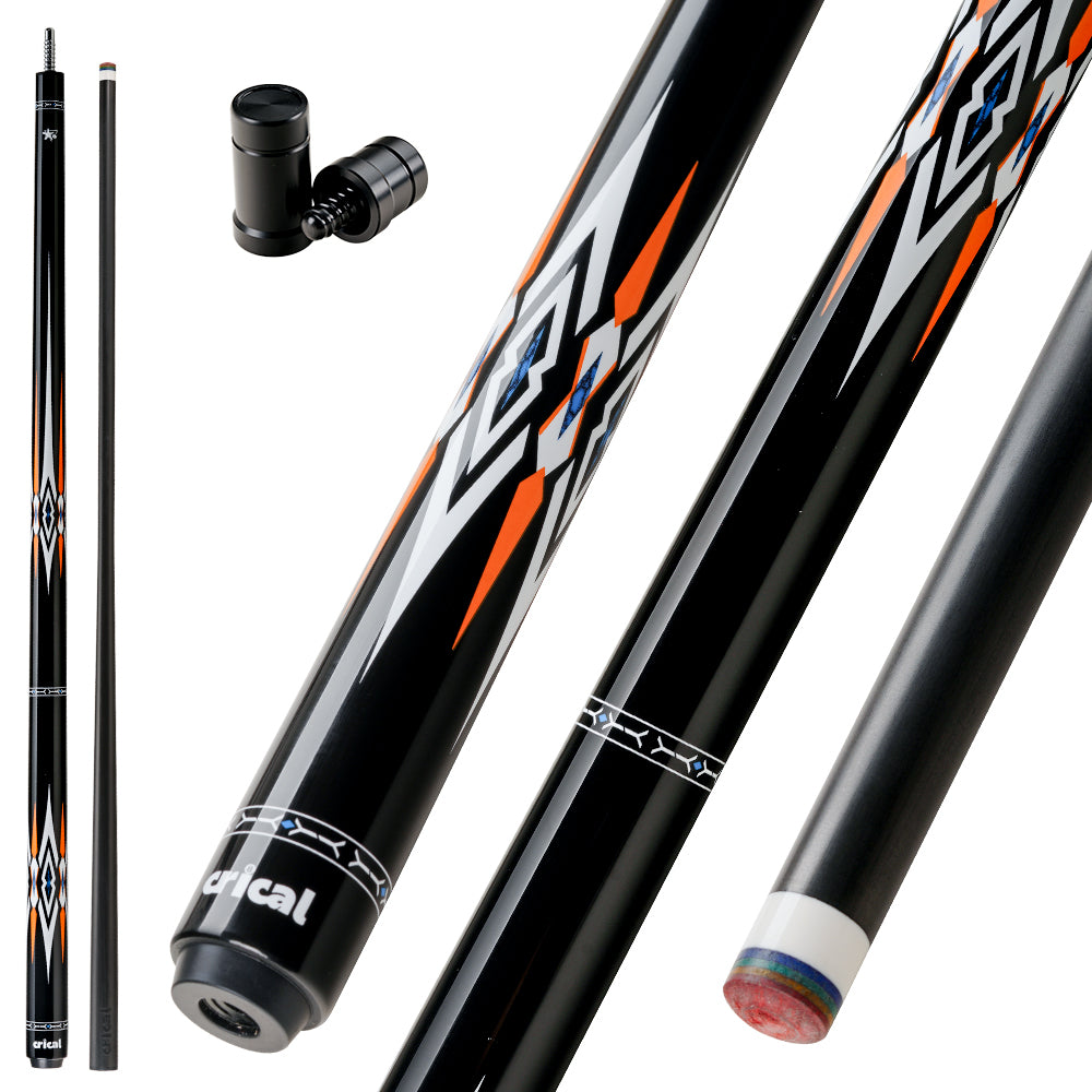 【CRICAL】 CL-pro3 Carbon Fiber Pool Cue Stick with 12.5mm Tip Low Deflection shaft for Billiard Cue Sticks