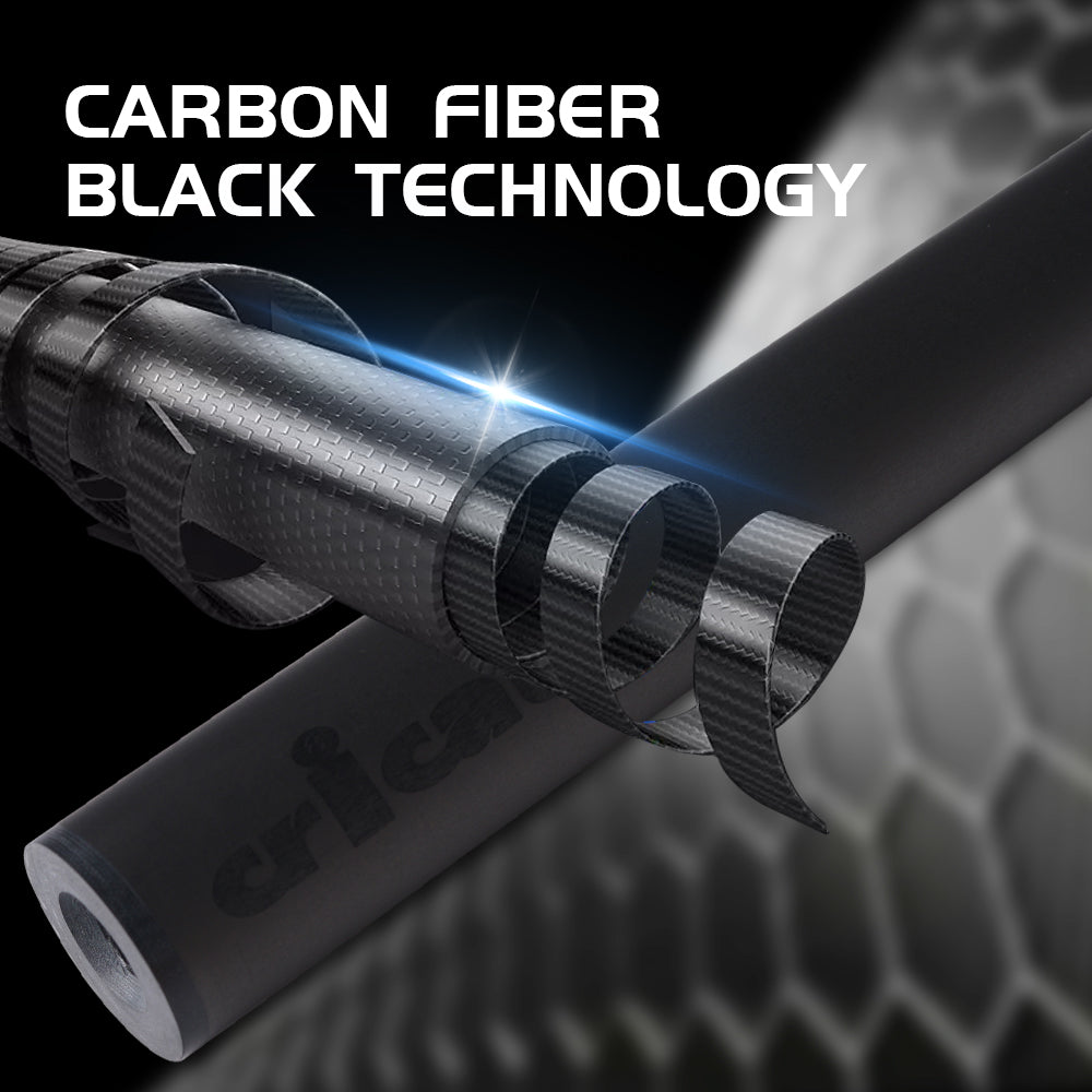 【Crical】CXD-2YF Carbon Fiber Pool Cue Stick with 12.5mm Tip leather grip Low Deflection shaft for Billiard Cue Sticks