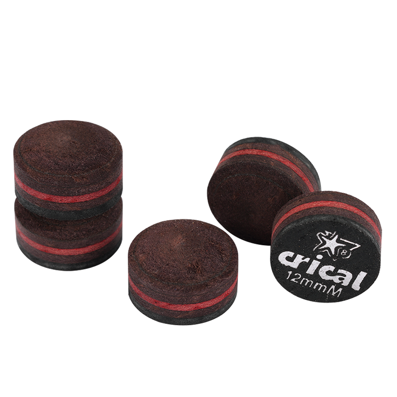 【Crical】Billiard Tips with Rainbow Tips 11/14mm Multilayer Pig Skin Cue Tips for Snooker Cue Tips for Billiards Cue Tip Accessories