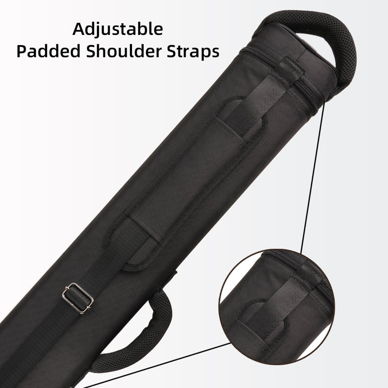 【Crical】Pool Cue Case with 6 Holes 2*4 case 2 butts 4 shafts pool cue bag for 1/2 Billiard cue cases