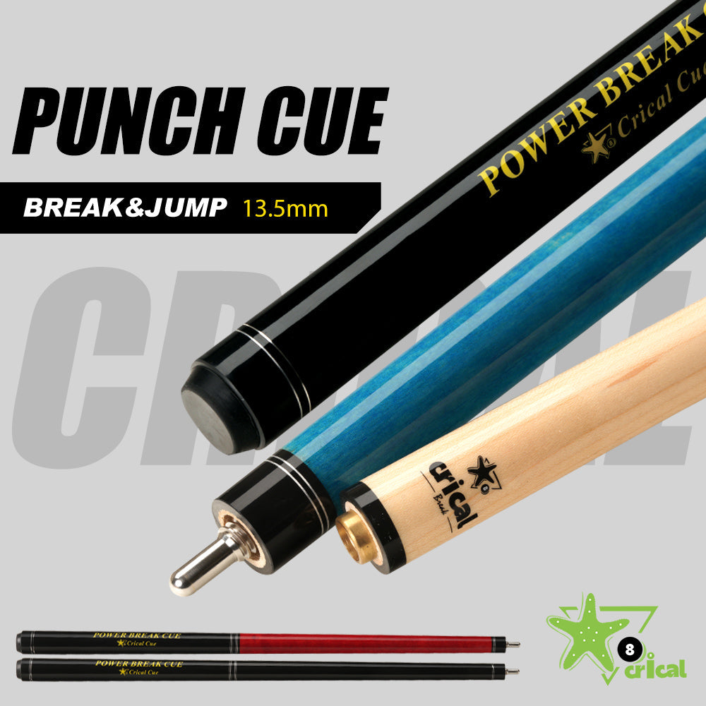 【CRICAL】Punch Jump Cue(3 Pieces- Red)