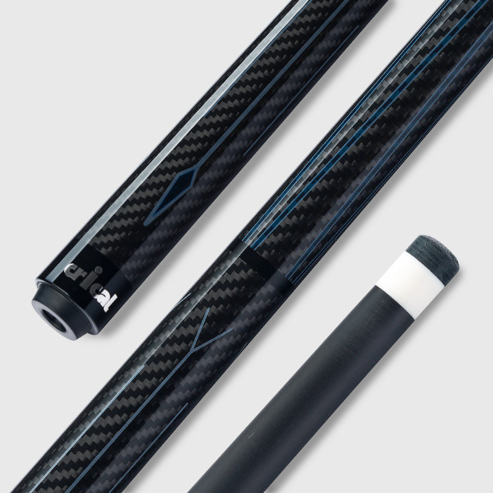 Crical 3 Cushion Billiard Cue Stick with Carbon Fiber Professional Carom Taper 12mm Tip 142 cm Libre Cue for Carom Cue