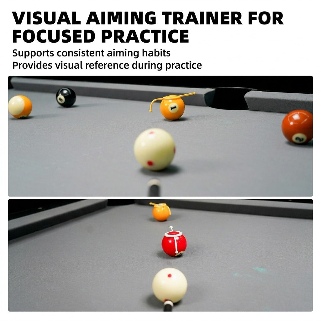 CRICAL 3-Pack Billiards Aiming Trainer, Pool Cue Aiming Aid for Precision Practice and Skill Development, Designed for Beginners and All Players Practicing Pool