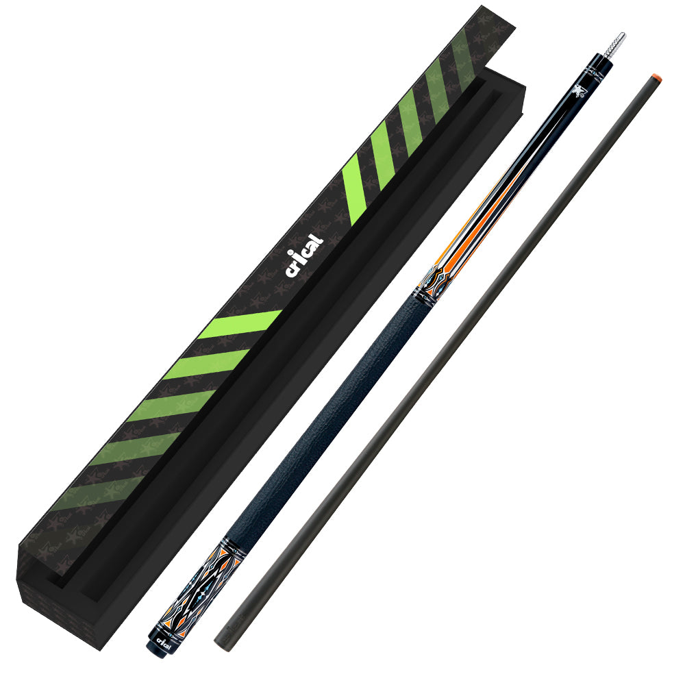 【Crical】CXD-2YF Carbon Fiber Pool Cue Stick with 12.5mm Tip leather grip Low Deflection shaft for Billiard Cue Sticks