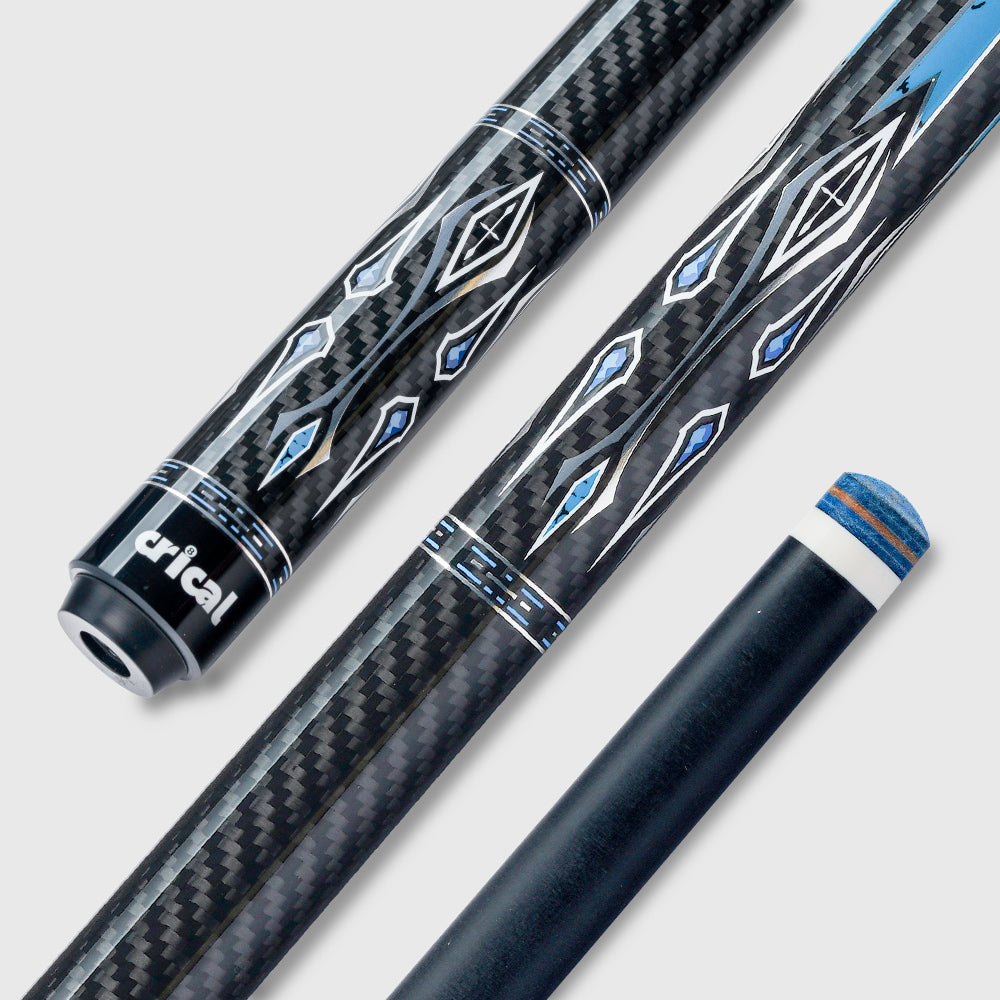 Crical CL-04 Carbon Fiber Pool Cue Stick with 12.5mm Tip Low Deflection shaft for Billiard Cue Sticks(Ship from USA)