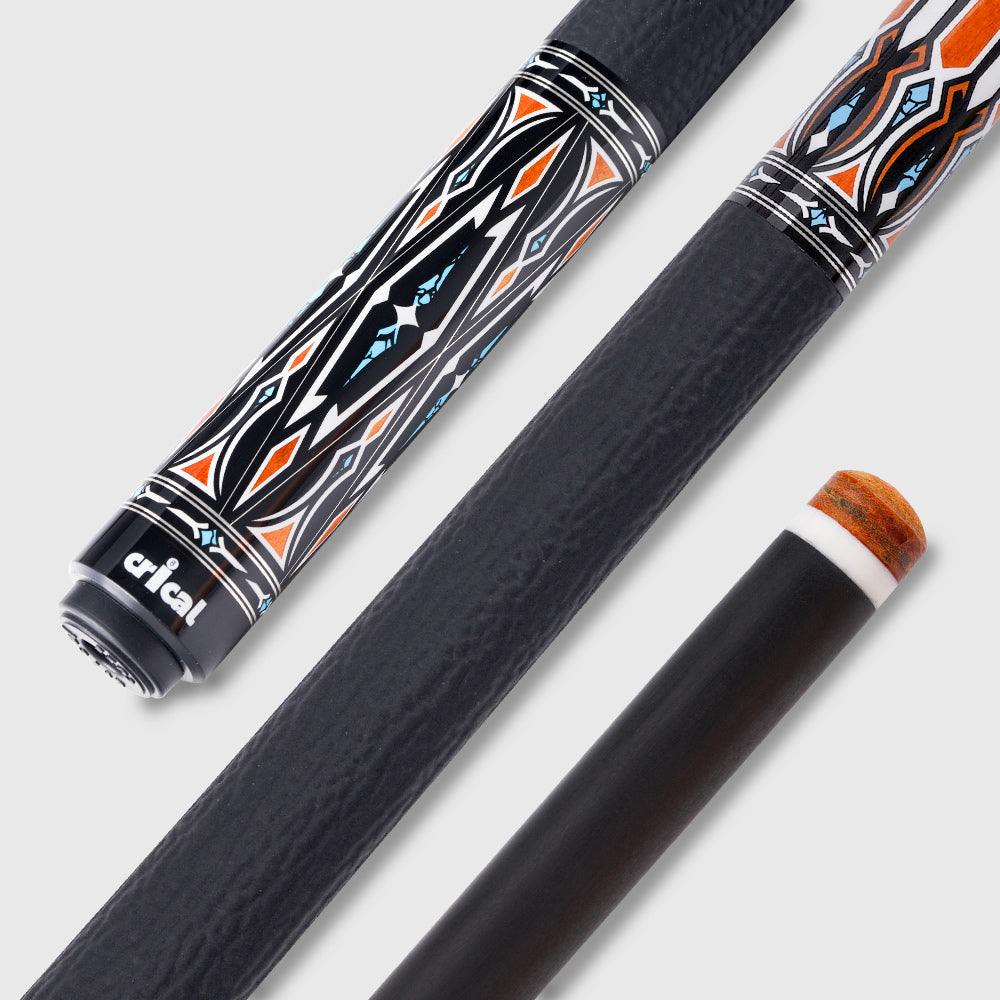 【Crical】CXD-2YF Carbon Fiber Pool Cue Stick with 12.5mm Tip leather grip Low Deflection shaft for Billiard Cue Sticks