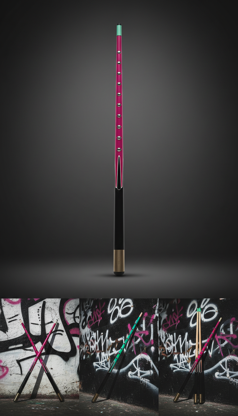 Street Magenta Studded Cue