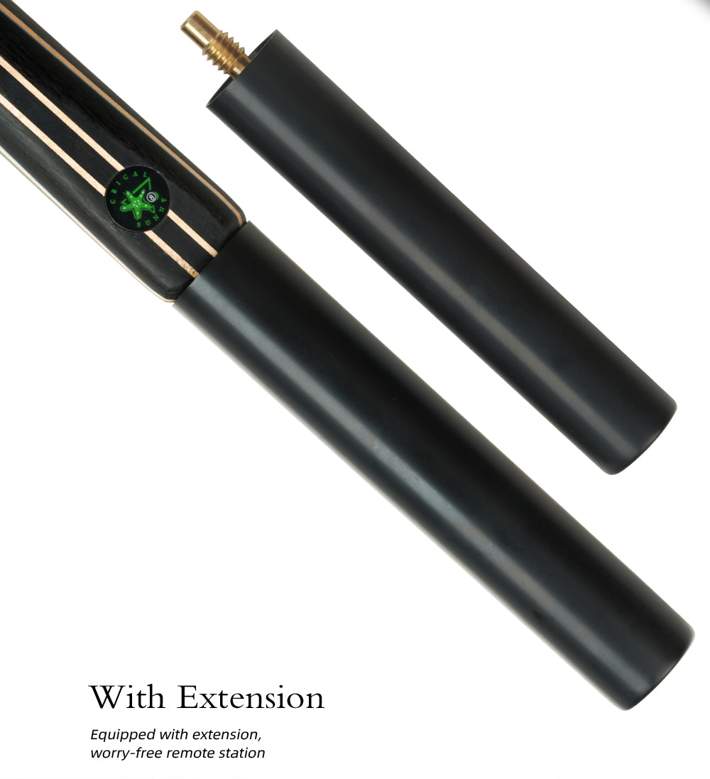 【CRICAL】3/4 Split Snooker Cues with 10-10.2mm Tip and Extension Cases for Professional Snooker Cue Stick(UnionJack)