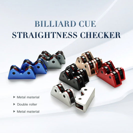 Billiard cue straightness checker