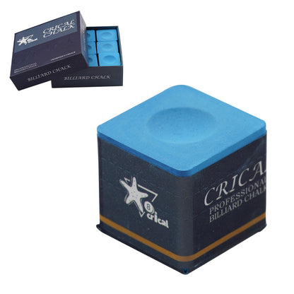 Crical Billiard cue Chalk with 9 pcs S/M/H blue/green/pink for carom pool snooker cue chalk Billiard Accessories