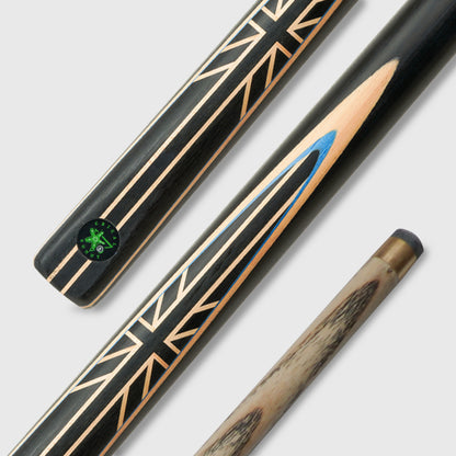 【CRICAL】3/4 Split Snooker Cues with 10-10.2mm Tip and Extension Cases for Professional Snooker Cue Stick(UnionJack)