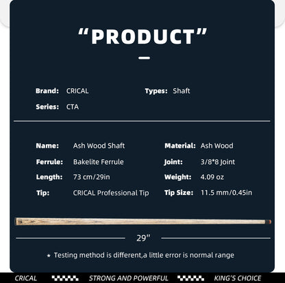 【CRICAL】Ash Shaft（10.5/11.5mm）