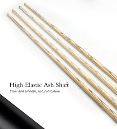 【Snooker】3/4 Split Snooker Cues with 10-10.2mm Tip and Extension Cases for Professional Snooker Cue Stick（Dragon-Blue）