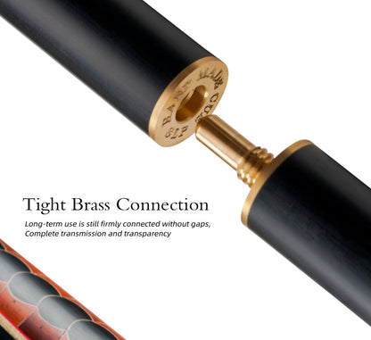 【CRICAL】3/4 Split Snooker Cues with 10-10.2mm Tip and Extension Cases for Professional Snooker Cue Stick（Dragon-Blue）