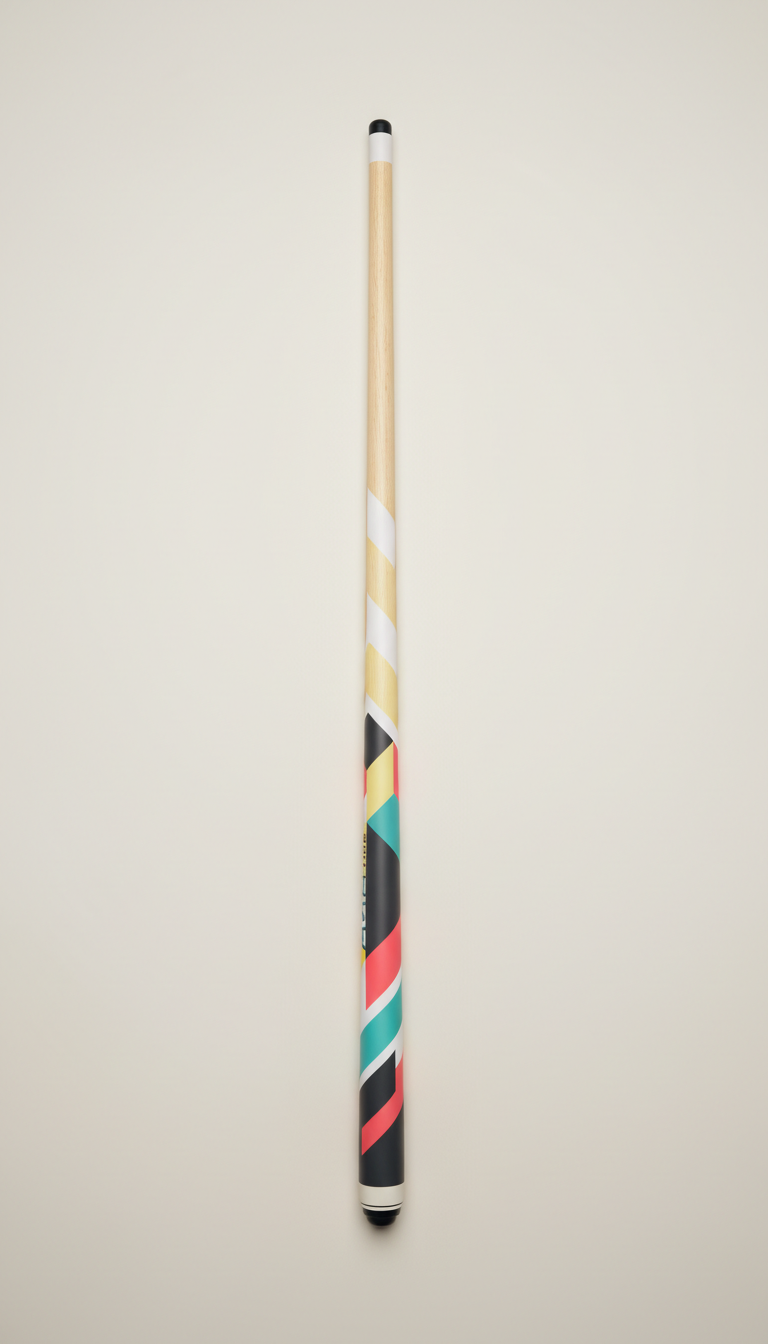 Active Series cue stick in bold yellow