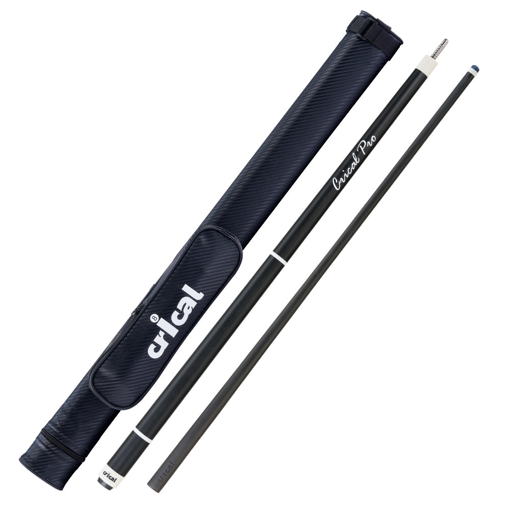 【Crical】PRO-1 Carbon Fiber Pool Cue Stick with 12.5mm Tip Low Deflection shaft for Billiard Cue Sticks