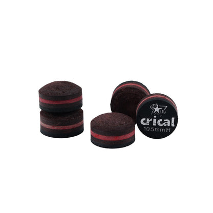 【Crical】Billiard Tips with Rainbow Tips 11/14mm Multilayer Pig Skin Cue Tips for Snooker Cue Tips for Billiards Cue Tip Accessories