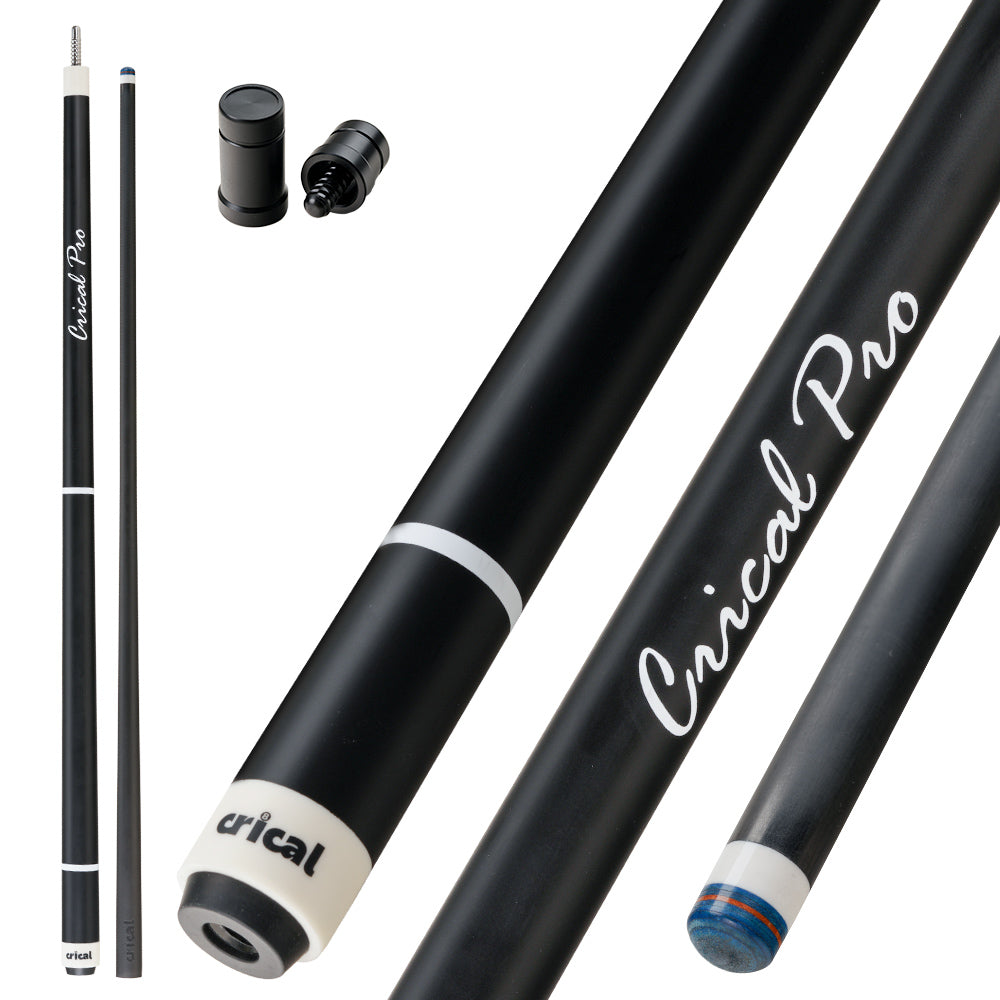 【Crical】CL-01 Carbon Fiber Pool Cue Stick with 12.5mm Tip Low Deflection shaft for Billiard Cue Sticks