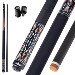 【CXD-3RF 】Carbon Fiber Pool Cue Stick with 12.5mm Tip leather grip Low Deflection shaft for Billiard Cue Sticks