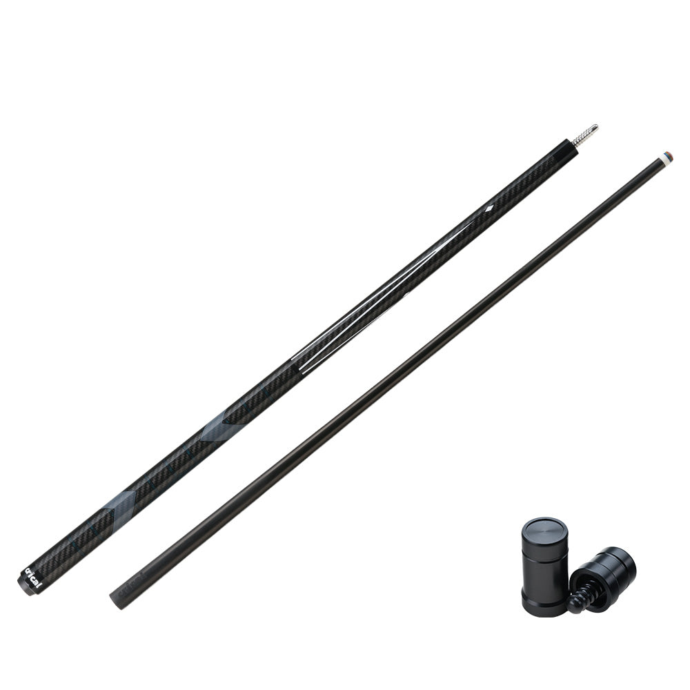 【CRICAL】CL-02 Carbon Fiber Pool Cue Stick with 12.5mm Tip Low Deflection shaft for Billiard Cue Sticks