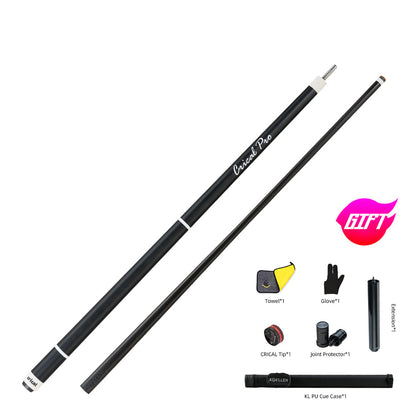 【Crical】CL-01 Carbon Fiber Pool Cue Stick with 12.5mm Tip Low Deflection shaft for Billiard Cue Sticks