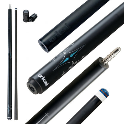 【CRICAL】CL-01/2/3/4Carbon Fiber Pool Cue Stick with 12.5mm Tip Low Deflection shaft for Billiard Cue Sticks(ship from USA)
