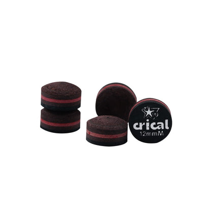 【Crical】Billiard Tips with Rainbow Tips 11/14mm Multilayer Pig Skin Cue Tips for Snooker Cue Tips for Billiards Cue Tip Accessories