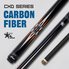 【Crical】CXD-1YF Carbon Fiber Pool Cue Stick with 12.5mm Tip Low Deflection shaft for Billiard Cue Sticks