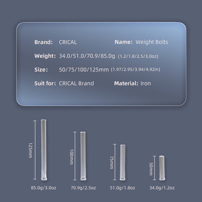 【Crical】 Weight Bolts