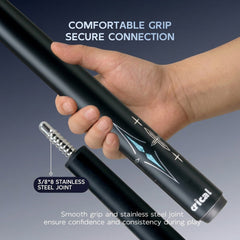 【CL-02】Carbon Fiber Pool Cue Stick with 12.5mm Tip Low Deflection shaft for Billiard Cue Sticks