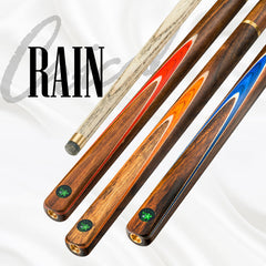 【Snooker】3/4 Split Snooker Cues with 10-10.2mm Tip and Extension Cases for Professional Snooker Cue Stick(Tianzun-Blue)