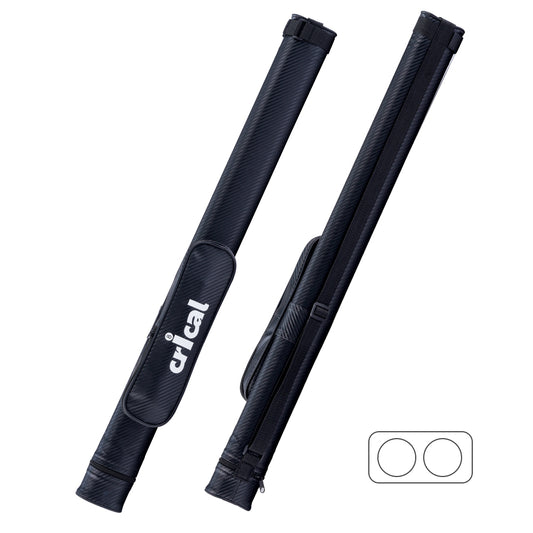 【CRICAL】Pool Cue Case with 2 Holes 1 butt 1shaft for 1/2 Billiard cue cases
