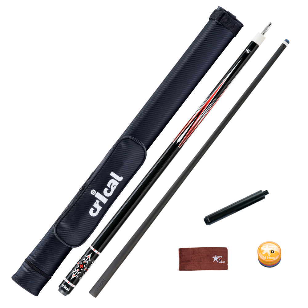 【CRICAL】 CL-pro3 Carbon Fiber Pool Cue Stick with 12.5mm Tip Low Deflection shaft for Billiard Cue Sticks