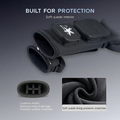【KRITIKA】CL-04 Karbonfibra Bilarda Bastono kun 12.5mm Pinto Malalt-Deklina ŝafto por Bilardaj Bastonoj