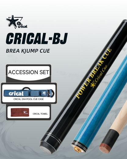 【CRICAL】Break Jump Cue with 3 Piece  Heavy Hitter Jump Break Cue 13mm Tip Punch Cue Professional Jump Cue (Ship from USA)