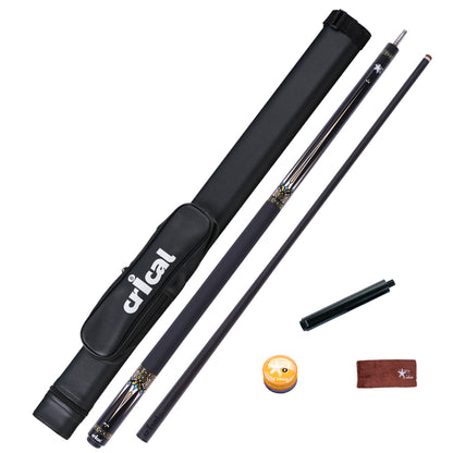 【Crical】CXD-3RF Carbon Fiber Pool Cue Stick with 12.5mm Tip leather grip Low Deflection shaft for Billiard Cue Sticks