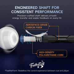 【CL-04】CRICAL Carbon Fiber Pool Cue Stick with 12.5mm Tip Low Deflection shaft for Billiard Cue Sticks