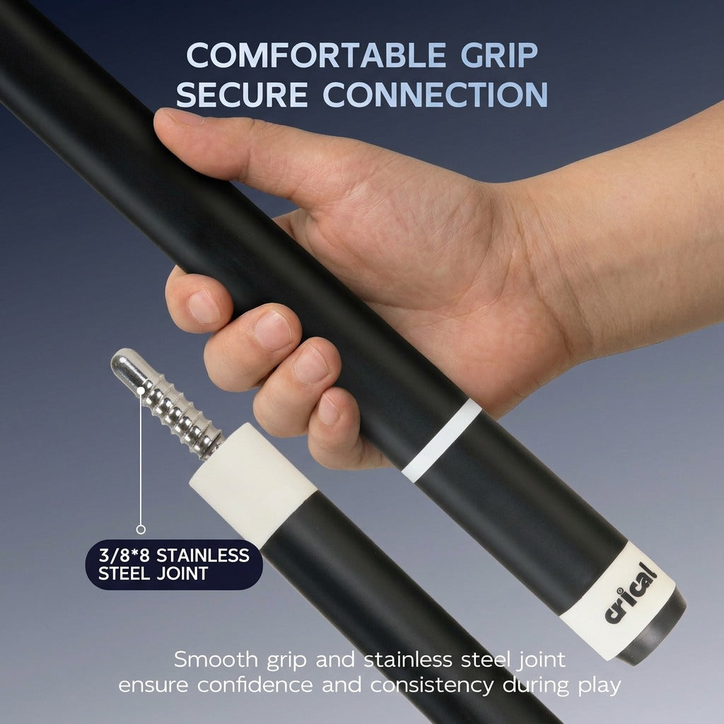 【CRICAL】CL-PRO 1 Carbon Fiber Pool Cue Stick with 12.5mm Tip Low Deflection shaft for Billiard Cue Sticks（ship from USA）