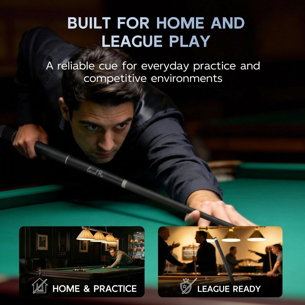 【CRICAL】CL-PRO 1 Carbon Fiber Pool Cue Stick with 12.5mm Tip Low Deflection shaft for Billiard Cue Sticks（ship from USA）