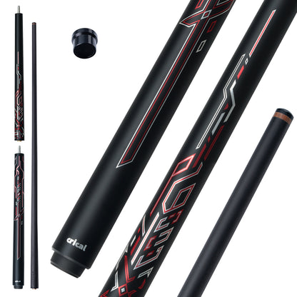 【Crical】2 in 1 Carbon Energy Break Punch Kick-off Jump Billiard Pool Cue Stick 13mm Break Jump Cue Stick