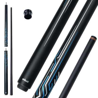 【Crical】2 in 1 Carbon Energy Break Punch Kick-off Jump Billiard Pool Cue Stick 13mm Break Jump Cue Stick