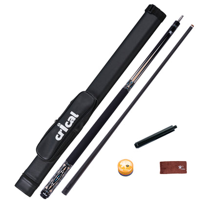 【CRICAL】CXD-2F Carbon Fiber Pool Cue Stick with 12.5mm Tip leather grip Low Deflection shaft for Billiard Cue Sticks