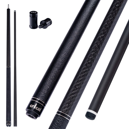 【CRICAL】VP-1 Carbon Fiber Pool Cue Stick - 58" Professional Pool Cue with 12.5mm Tip & 3/8x8 Joint Billiard Stick