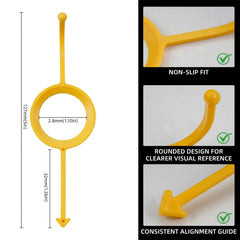 CRICAL 3-Pack Billiards Aiming Trainer, Pool Cue Aiming Aid for Precision Practice and Skill Development, Designed for Beginners and All Players Practicing Pool