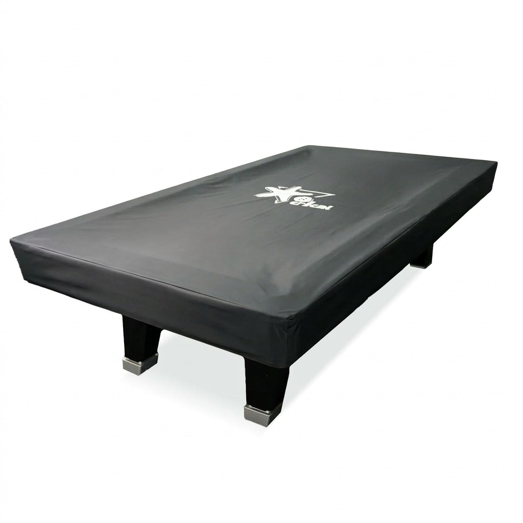 CRICAL 9-Foot Pool Table Cover – Premium Oxford Fabric Billiard Table Cover for Protection Against Dust, Dirt, and Sun – Tear-Resistant, Easy to Clean, and Compact Storage for Pool Table