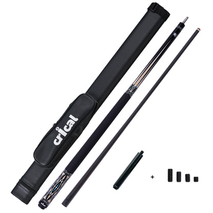 【Crical】CXD-2YF Carbon Fiber Pool Cue Stick with 12.5mm Tip leather grip Low Deflection shaft for Billiard Cue Sticks
