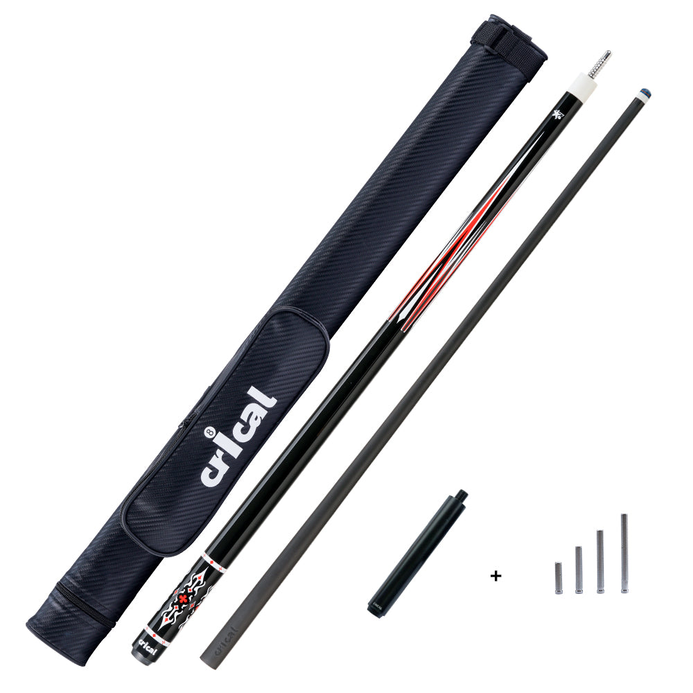 【CRICAL】 CL-pro3 Carbon Fiber Pool Cue Stick with 12.5mm Tip Low Deflection shaft for Billiard Cue Sticks