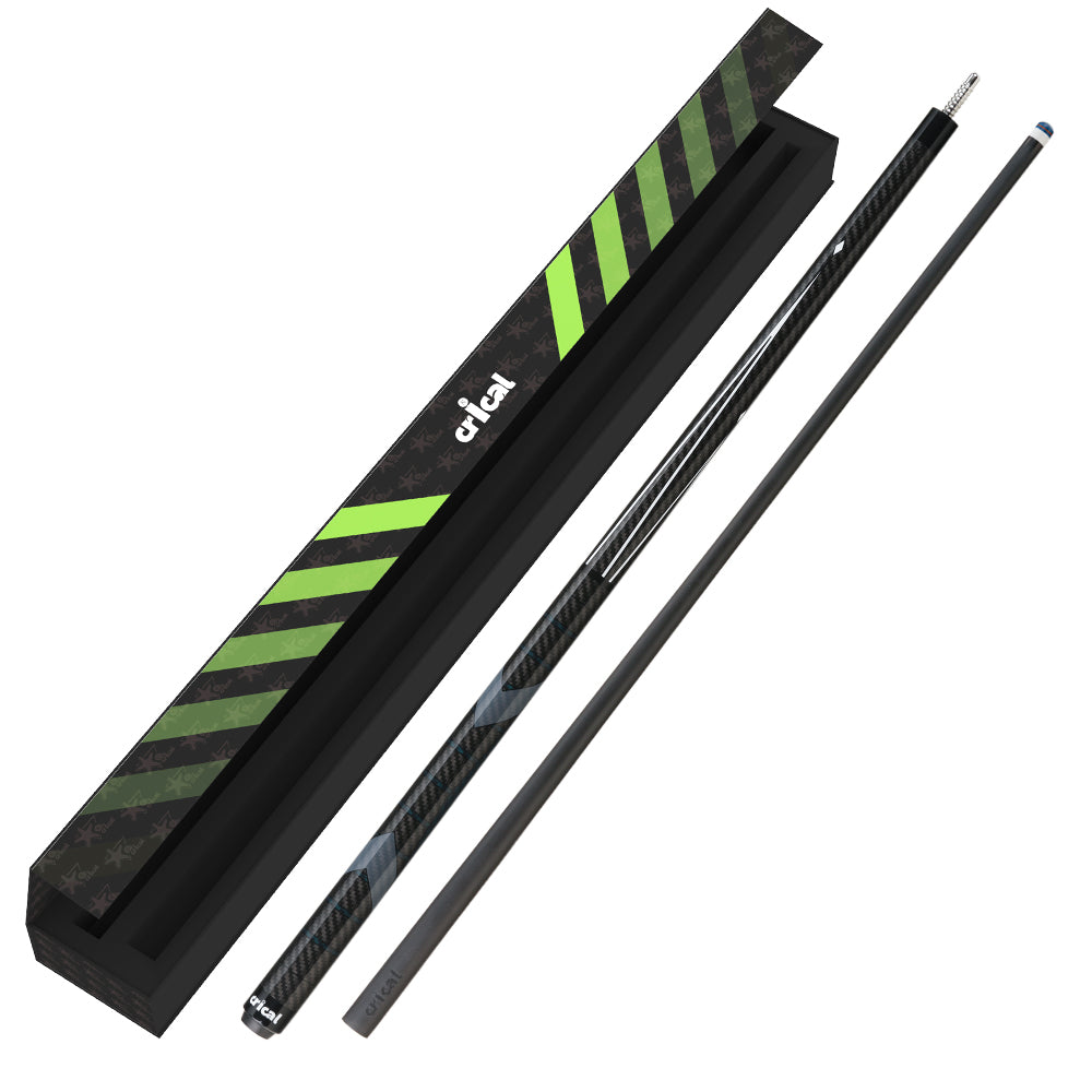 【Crical】CL-01 Carbon Fiber Pool Cue Stick with 12.5mm Tip Low Deflection shaft for Billiard Cue Sticks